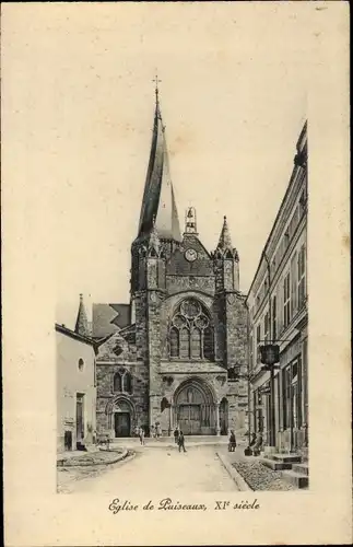 Ak Puiseaux Loiret, l´Église