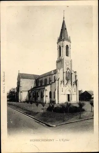 Ak Henrichemont Cher, l´Église