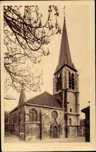 Ak Gentilly Val de Marne, Eglise Saint Saturnin