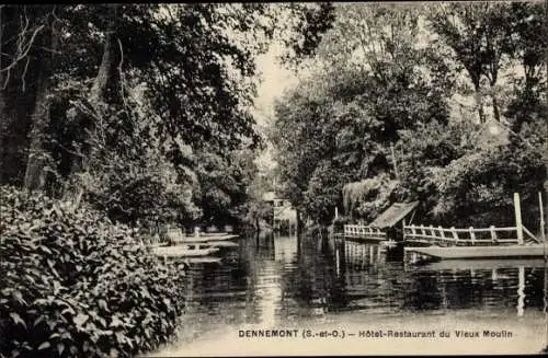 Ak Dennemont Yvelines, Hôtel Restaurant du Vieux Moulin