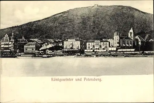 Ak Königswinter am Rhein, Petersberg