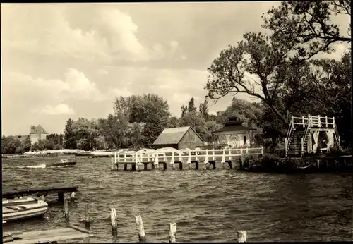 Ak Neustrelitz am Zierker See, Bootshafen