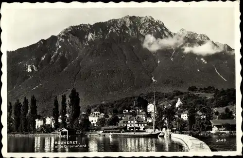 Ak Le Bouveret Port Valais Kanton Wallis, Le Grammon