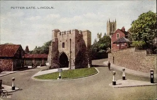 Ak Lincoln East Midlands England, Potter Gate
