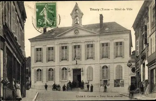 Ak Toucy Yonne, Hotel de Ville