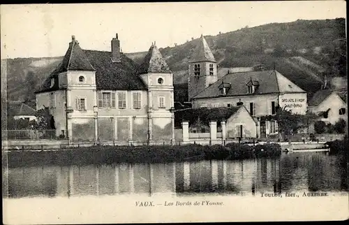 Ak Vaux Yonne, Les Bords de l´Yonne