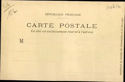 Künstler Ak Journal des Demoiselles, Modes de Paris, Année 1833