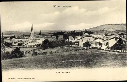 Ak Vittel Lothringen Vosges, Vue Générale