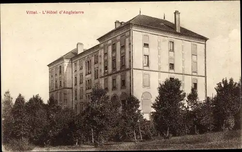 Ak Vittel Lothringen Vosges, Hotel d´Angleterre