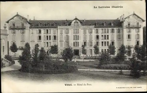 Ak Vittel Lothringen Vosges, Hotel du Parc