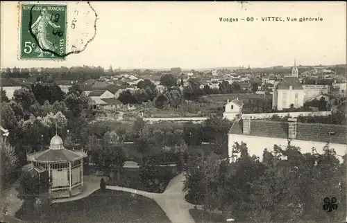 Ak Vittel Lothringen Vosges, Vue Générale