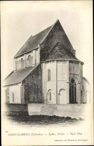 Ak Bayeux Calvados, Saint Gabriel, Église, Abside