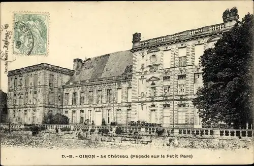 Ak Oyron Deux Sèvres, Château, Petit Parc