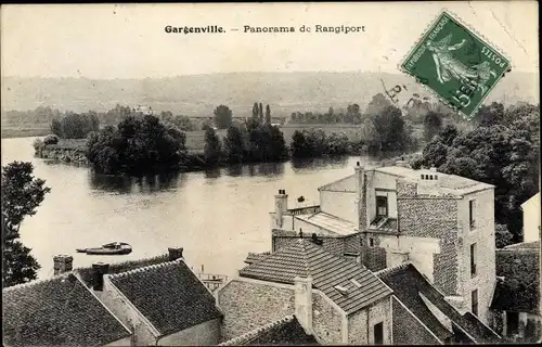 Ak Rangiport Gargenville Yvelines, Panorama