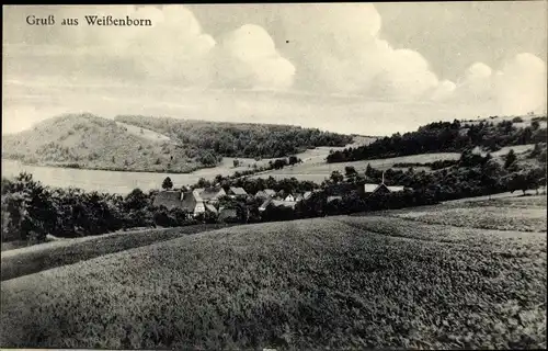 Ak Weißenborn Erzgebirge, Panorama