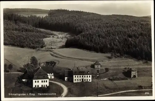 Ak Schmalzgrube Jöhstadt im Erzgebirge Sachsen, Hammermühle