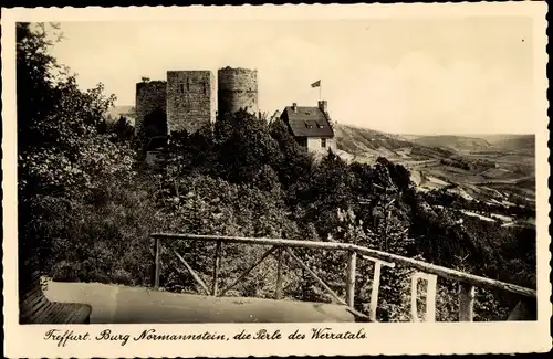 Ak Treffurt an der Werra, Burg Normannstein