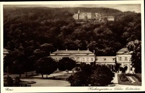 Ak Gera in Thüringen, Küchengarten, Schloss Osterstein