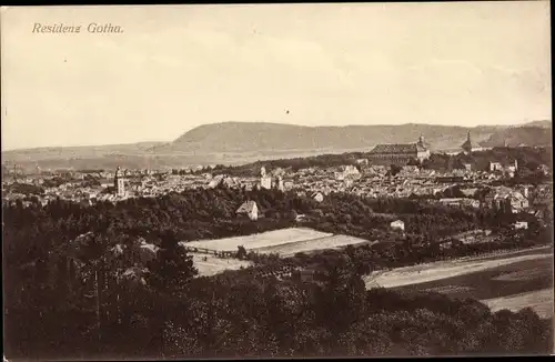 Ak Gotha in Thüringen, Panorama