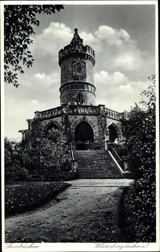 Ak Saarbrücken im Saarland, Winterbergdenkmal