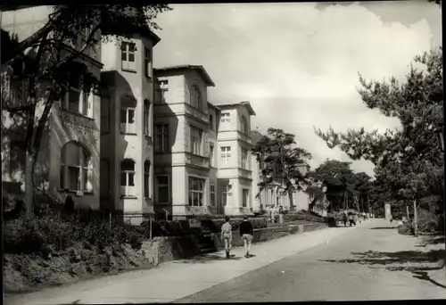 Ak Ostseebad Zinnowitz auf Usedom, Strandpromenade, Villen