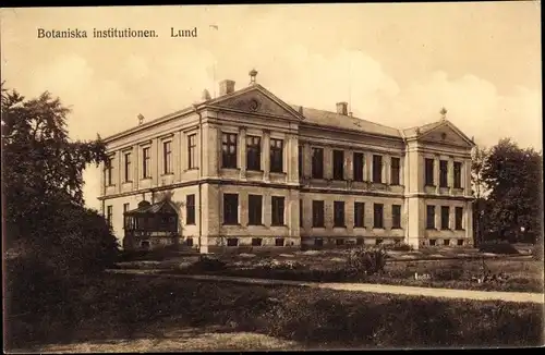 Ak Lund Schweden, Botaniska institutionen
