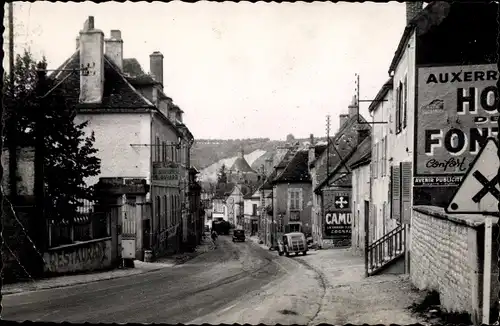 Ak Vermenton Yonne, La Grande Rue