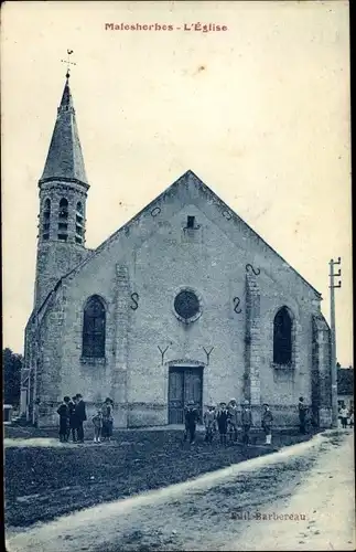 Ak Malesherbes Loiret, L'Eglise