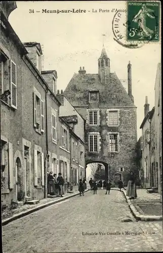 Ak Meung sur Loire Loiret, La Porte d'Amont