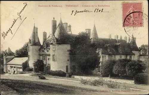Ak Thénezay Deux Sèvres, Chateau de la Rochefaton