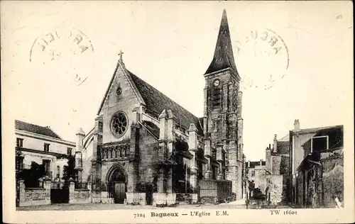 Ak Bagneux Hauts de Seine, l´Église