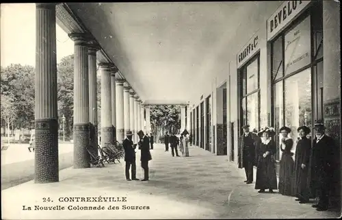 Ak Contrexéville Vosges, La Nouvelle Colonnade des Sources