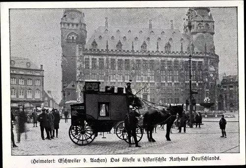 Ak Eschweiler Nordrhein Westfalen, Rathaus