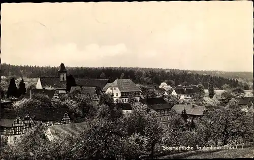 Ak Tautenhain Bad Klosterlausnitz in Thüringen, Ortspanorama Sommerfrische