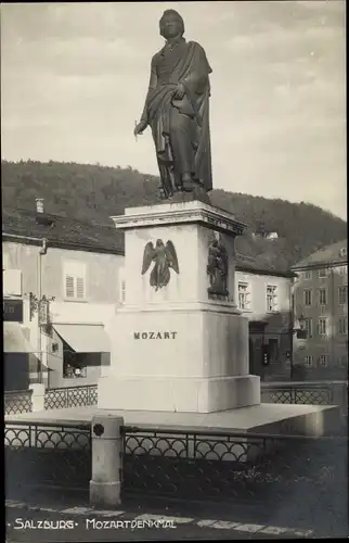 Ak Salzburg in Österreich, Mozartdenkmal