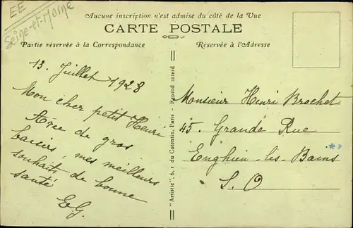 Ak Villeroy Seine et Marne, Rue de Léchelette, riverains