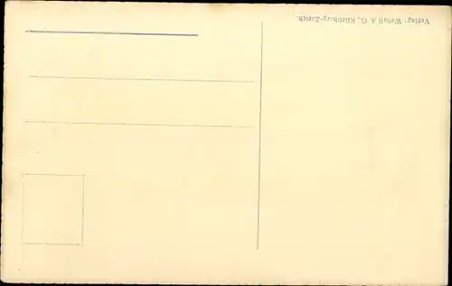 Ak Menaggio Lago di Como Lombardia, Panorama vom Ort