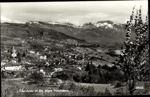 Ak Chexbres Kt Waadt, Les alpes Vaudoises