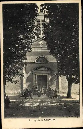 Ak Chevilly Loiret, L'Eglise