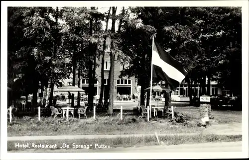 Ak Putten Gelderland, Hotel Restaurant De Spreng, Flag