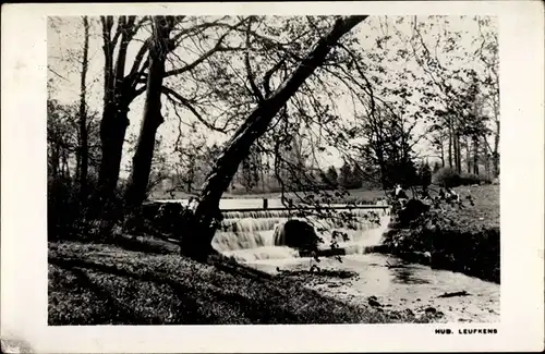 Ak Gulpen Limburg Niederlande, Kasteel Neubourg, Waterval