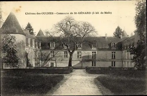 Ak Saint Génard Deux Sèvres, Château des Ouches