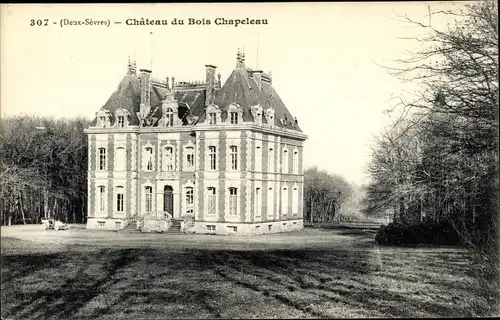 Ak La Chapelle Thireuil Deux Sevres, Château du Bois Chapeleau