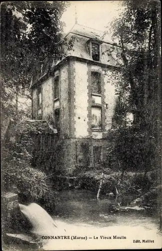 Ak Connantre Marne, Le Vieux Moulin