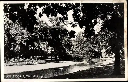 Ak Apeldoorn Gelderland, Wilhelminapark