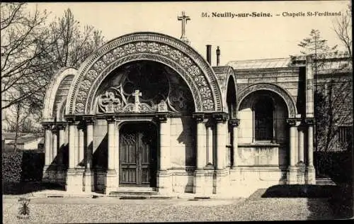 Ak Neuilly sur Seine Hauts de Seine, Chapelle Saint Ferdinand