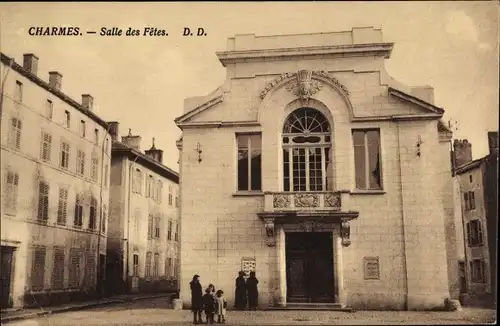 Ak Charmes Vosges, Salle des Fetes