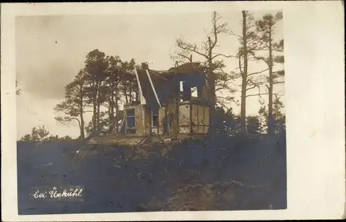 Foto Ak Uexküll Ikskile Lettland, zerstörtes Gebäude