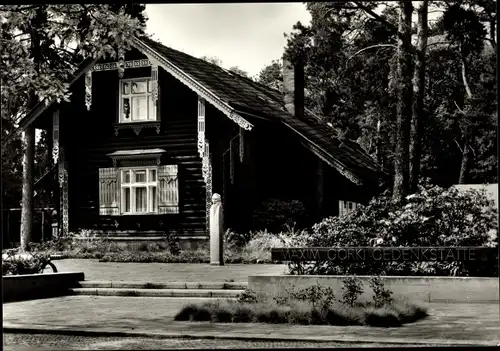 Ak Bad Saarow Pieskow Kreis Oder Spree, Maxim Gorki Gedenkstätte, Ulmenstraße 20
