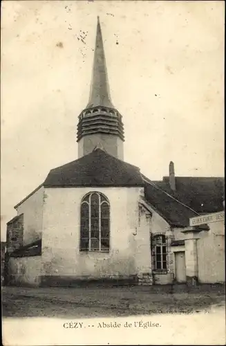 Ak Cézy Yonne, Abside de l´Église